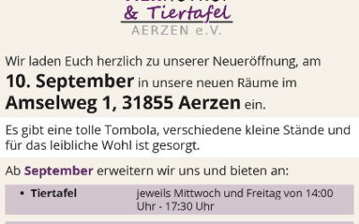WIR ZIEHEN UM…..